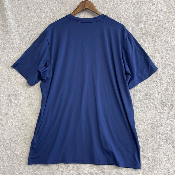 NWOT Adidas Men's XL Blue Active T-Shirt Regular Fit - Picture 3 of 6